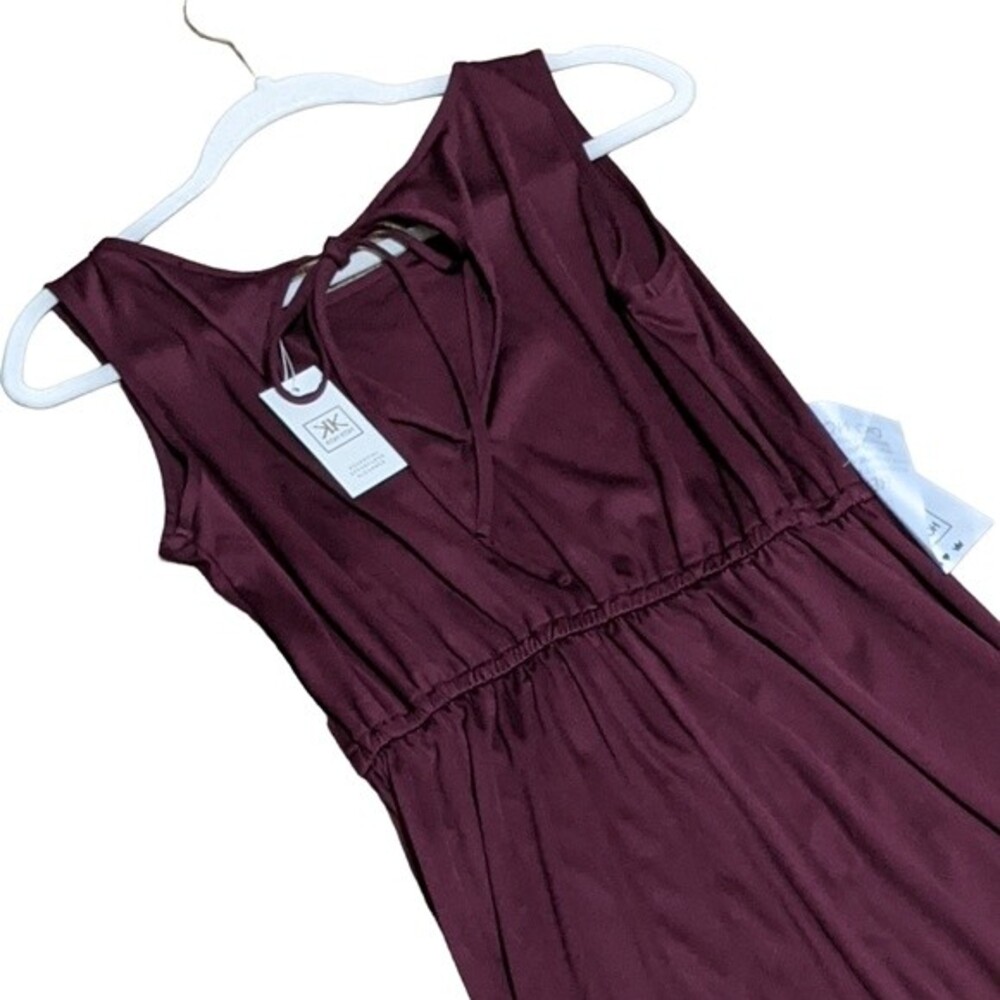 KOH KOH one piece sleeveless cocktail party wide split leg pantsuit romper Med - Picture 6 of 10